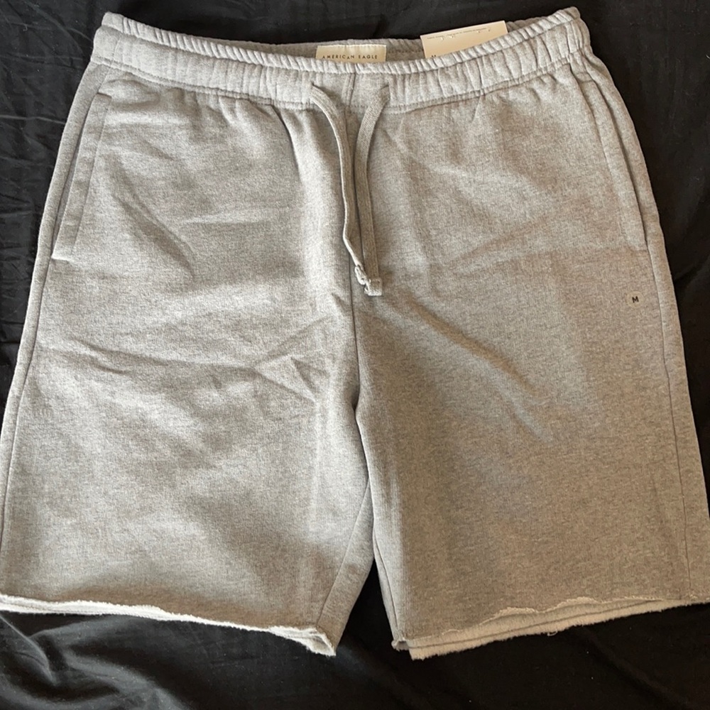 Fleece jogger sweat shorts